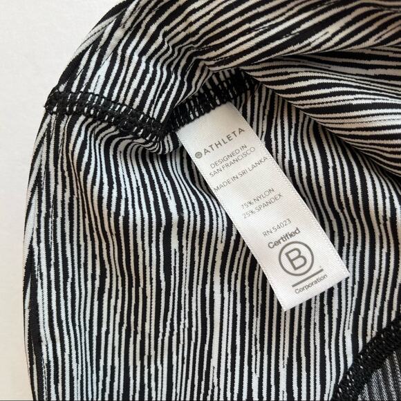 Athleta Ultimate High Rise Legging Black White - Picture 10 of 10